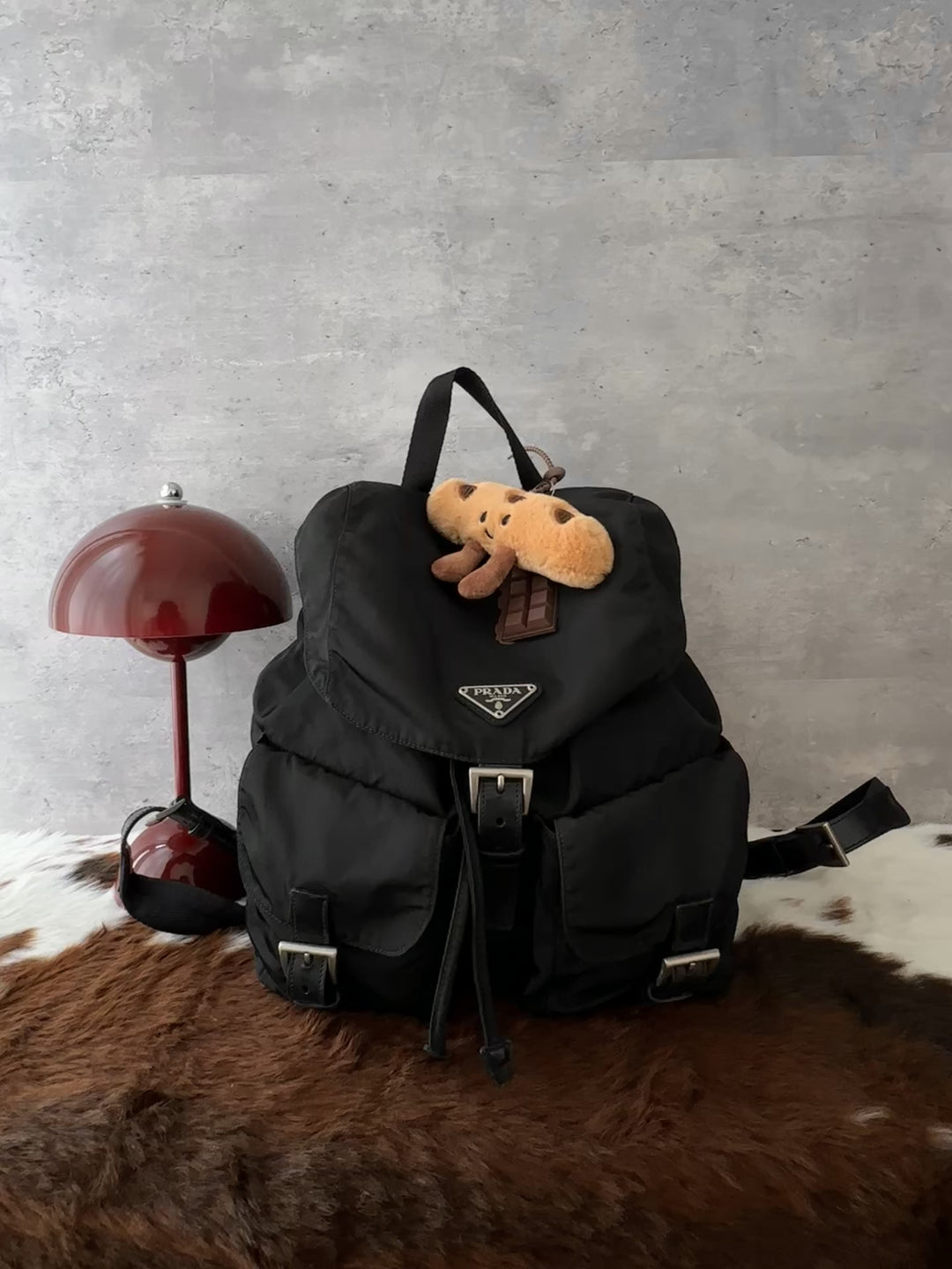 Prada Nylon Backpack 🖤✨｜Lightweight Nylon × Multi-Pocket Design × Spacious Everyday Capacity