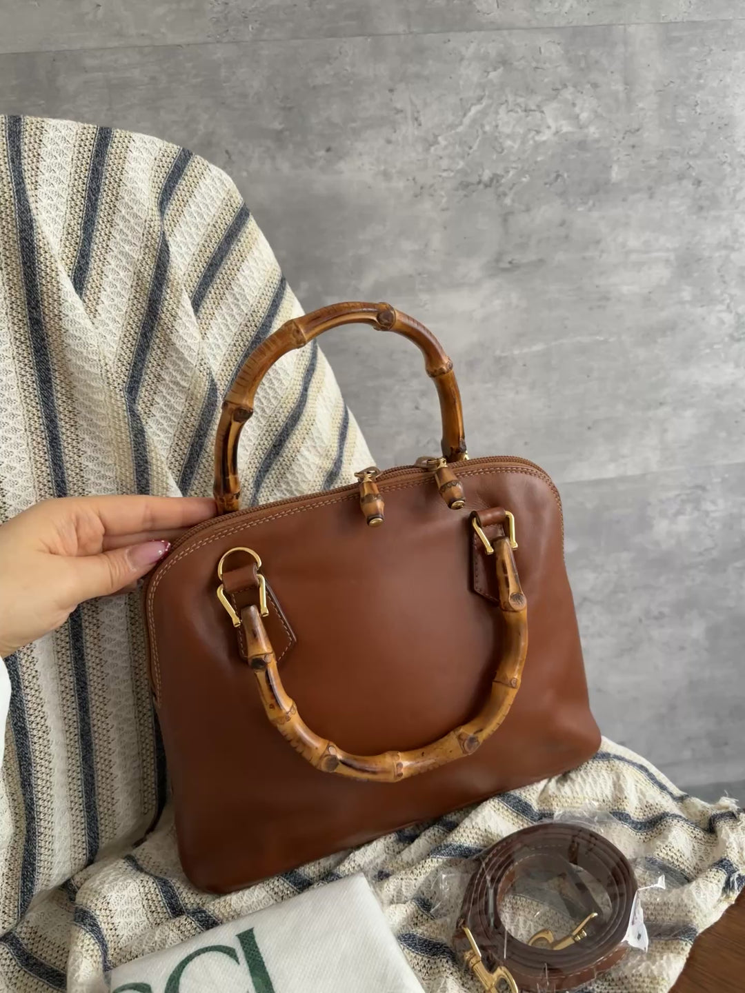 Gucci Caramel Bamboo Alma 🤎🎋
