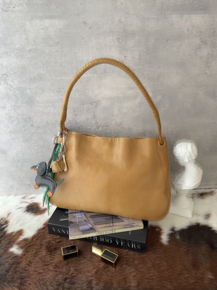Bottega Veneta Soft Leather Hobo Bag 🤎🧡｜Supple Calfskin × Wrapped Handle × Spacious Silhouette