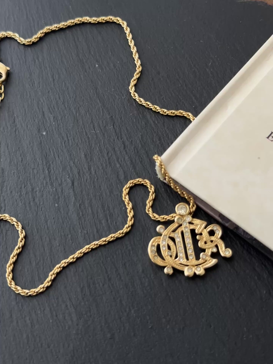 DIOR Pumpkin Carriage Necklace 💎✨