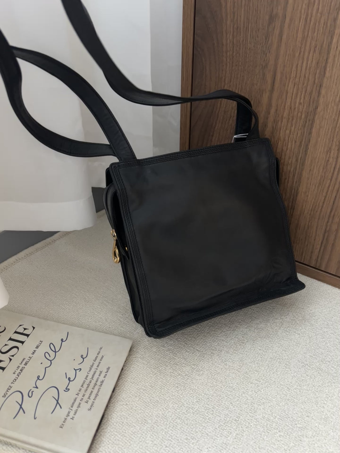 LOEWE So Black Shoulder Bag – Soft Lambskin 🖤✨