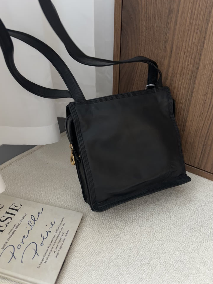 LOEWE So Black Shoulder Bag – Soft Lambskin 🖤✨