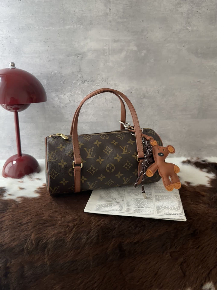 LOUIS VUITTON Monogram Papillon Small 🤎✨｜Iconic Monogram Canvas × Compact Barrel Silhouette × Convertible Crossbody Style