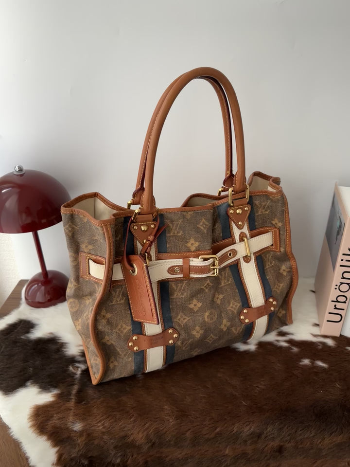 Louis Vuitton Limited Edition Monogram “Birkin” Style Tote Bag