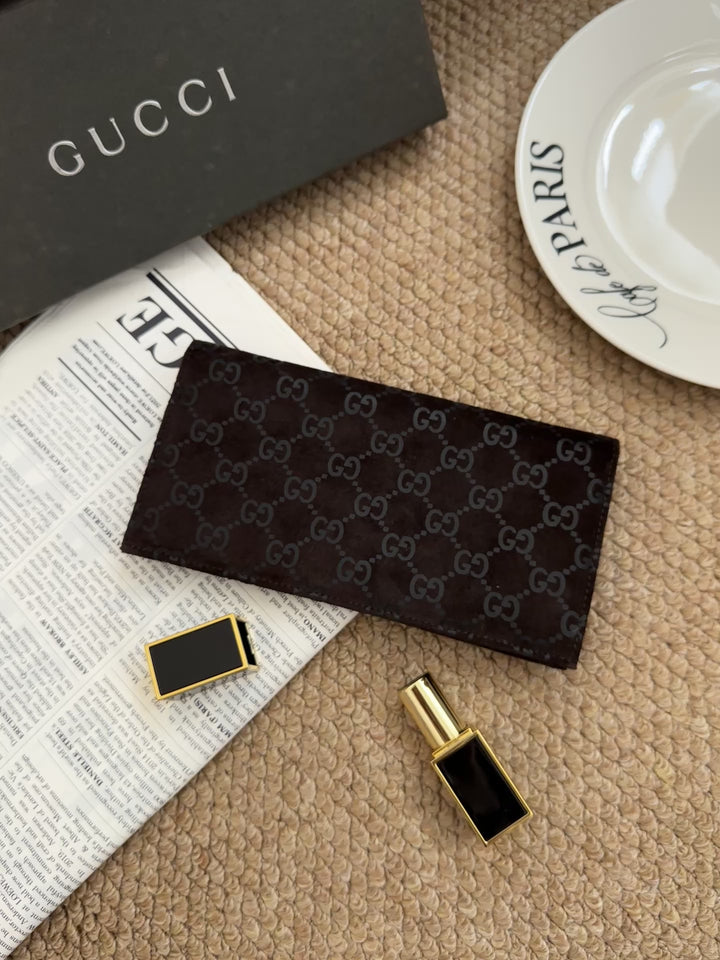 Gucci GG Monogram Long Wallet 🖤｜Tonal GG Monogram・Chocolate Brown・Organized Interior