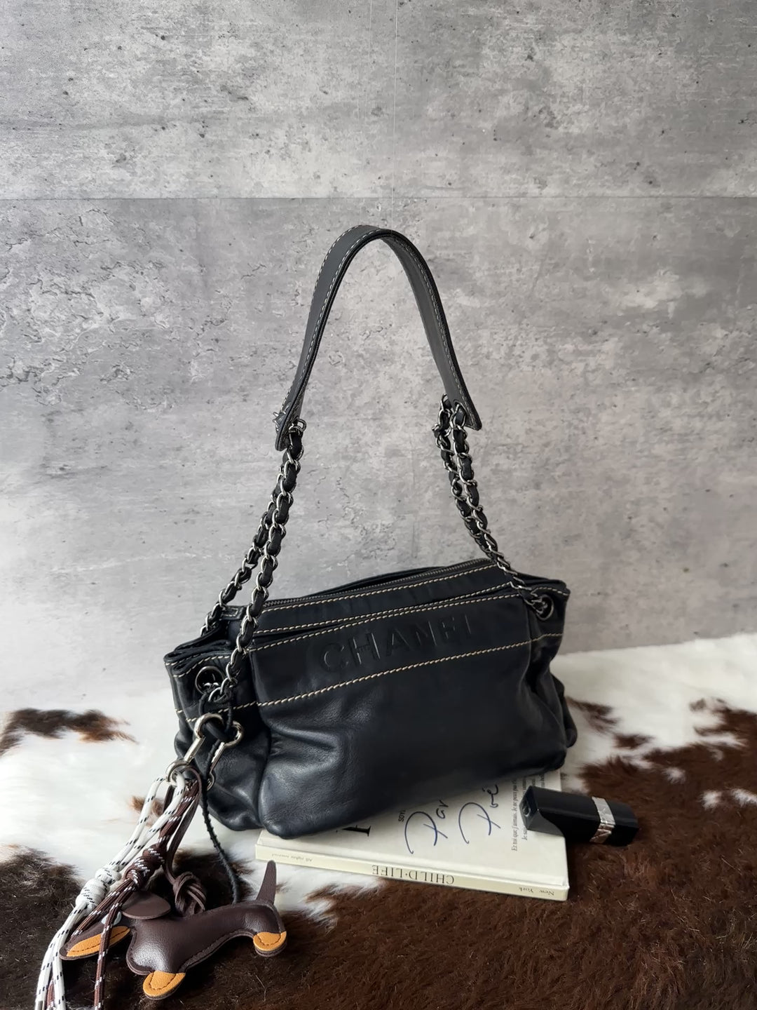 CHANEL Calfskin Chain Shoulder Bag 🖤｜Practical Daily Size × Shoulder-Friendly × Great Price