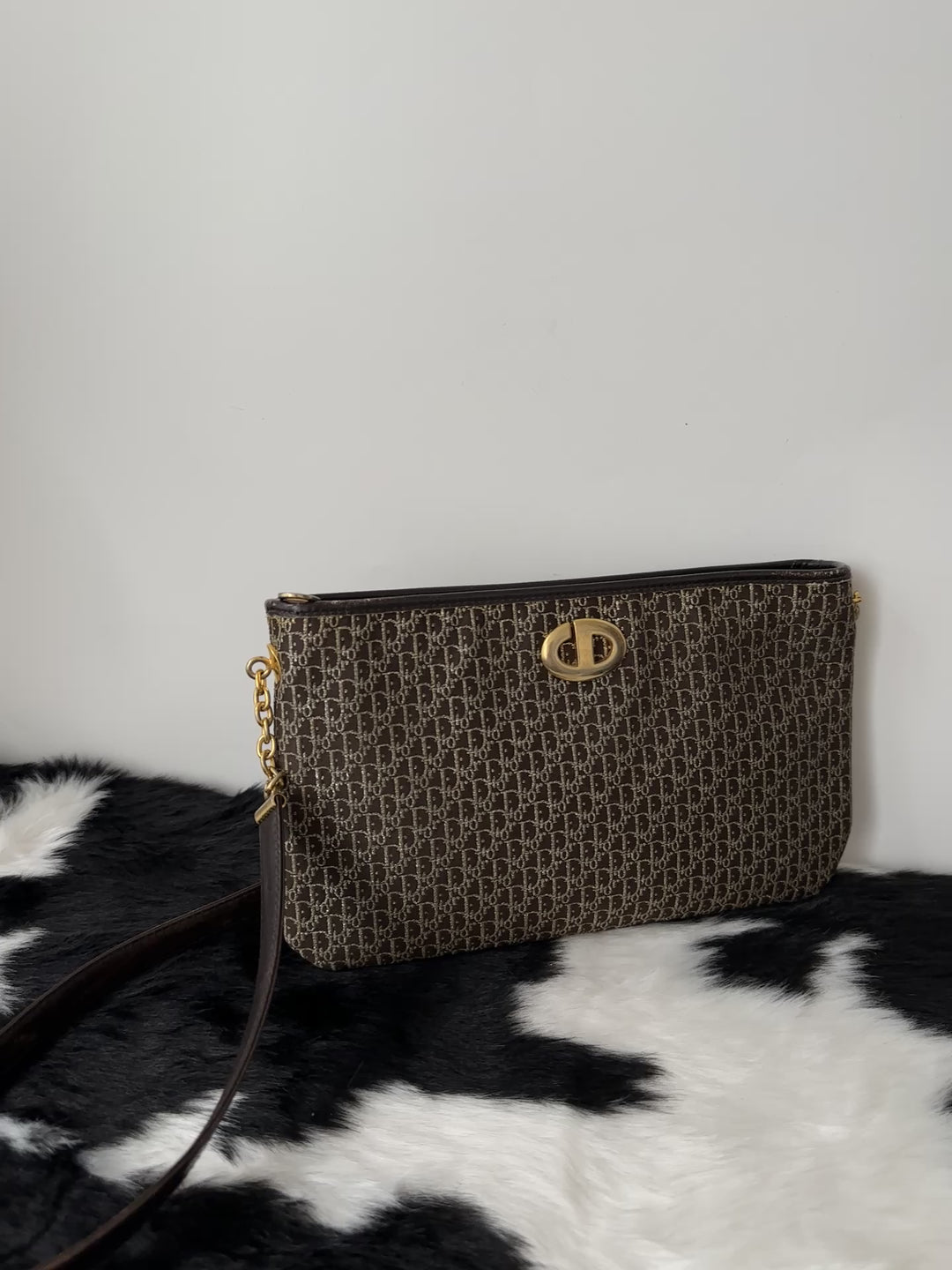 Dior Oblique Vintage Shoulder Bag 🤎✨ | Slim, Chic & Effortlessly Elegant