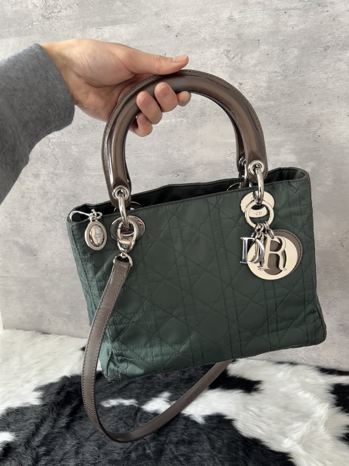 Lady Dior Green Quilted Bag 🍵✨｜Original Strap Included, Stunning Hardware, Exceptional Value