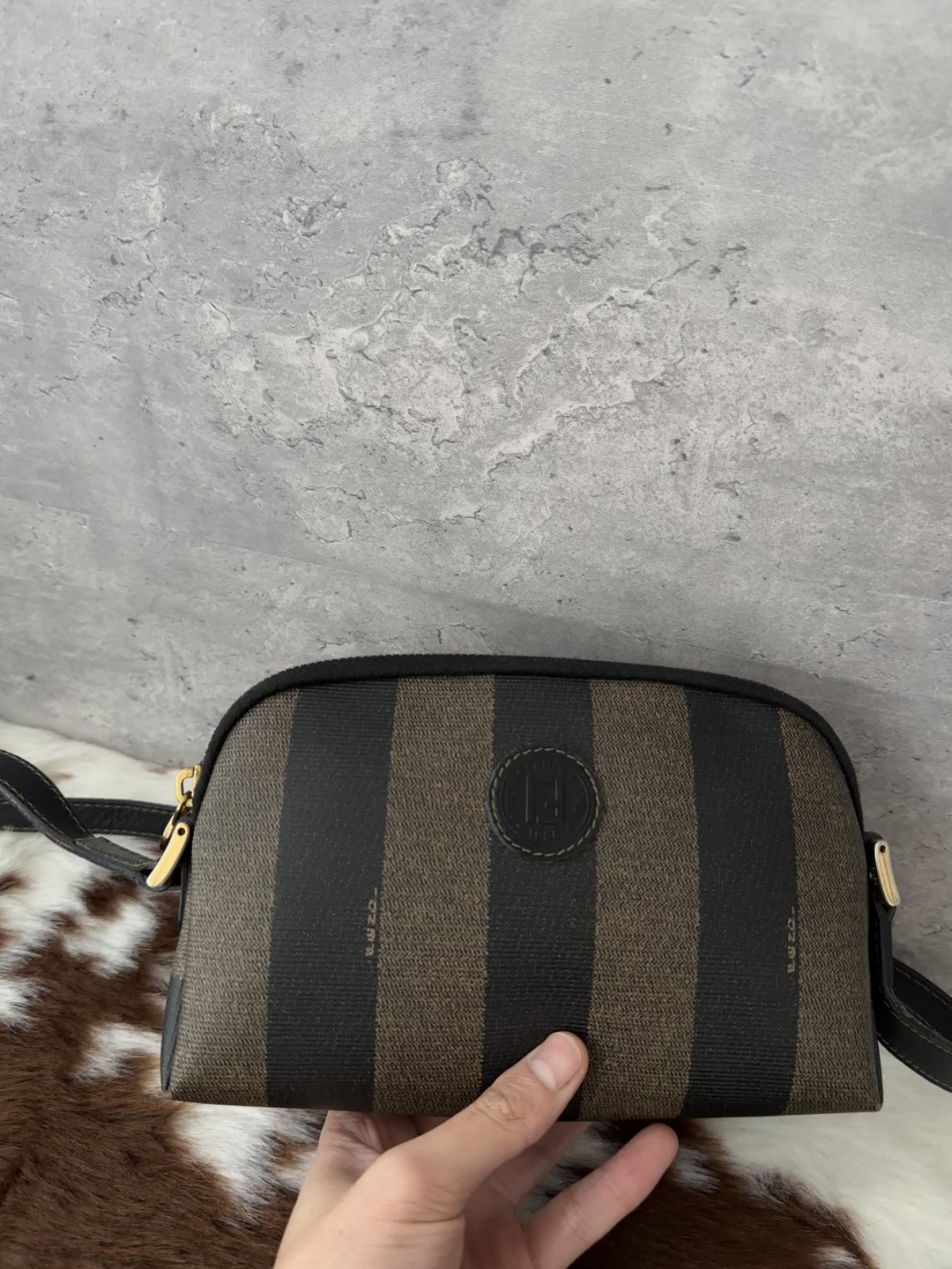 Fendi “Mini Striped Crossbody” ✨ | Lightweight, Simple & Perfect for Essentials