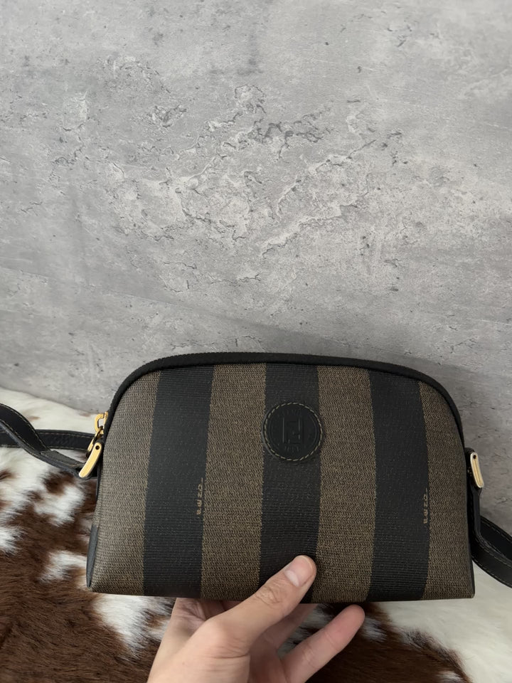 Fendi “Mini Striped Crossbody” ✨ | Lightweight, Simple & Perfect for Essentials