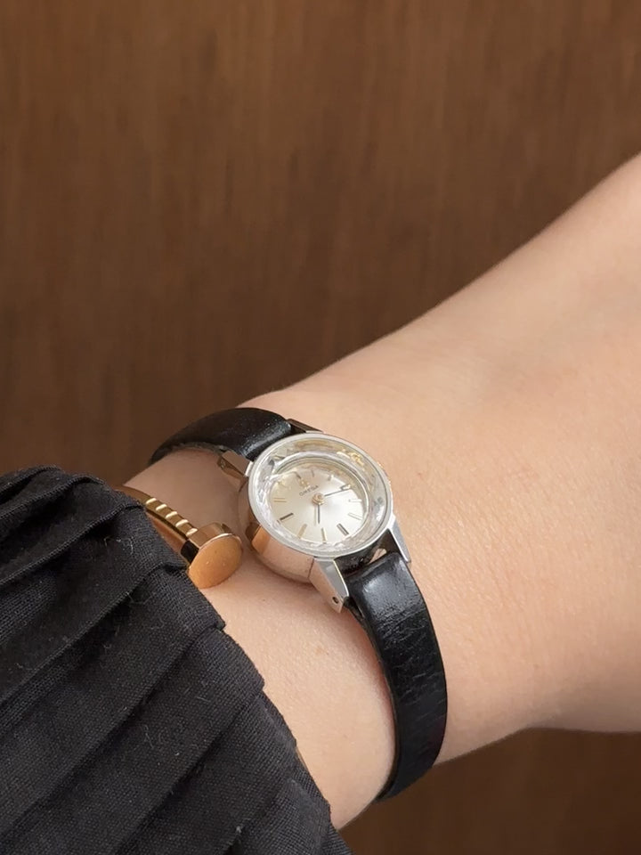 OMEGA Mini Crystal Candy Watch 💛｜Vintage Collectible × Mini Dial × With Box
