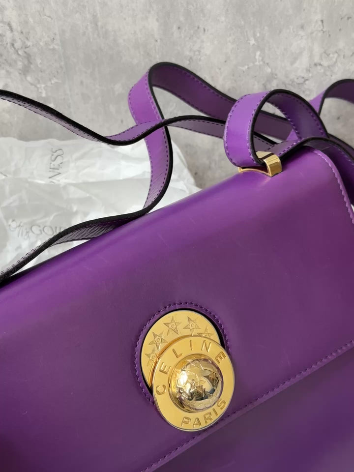 CELINE “Starball Series” Constance Bag – Ultra Rare Rotating Orb × Elegant Black & Gold