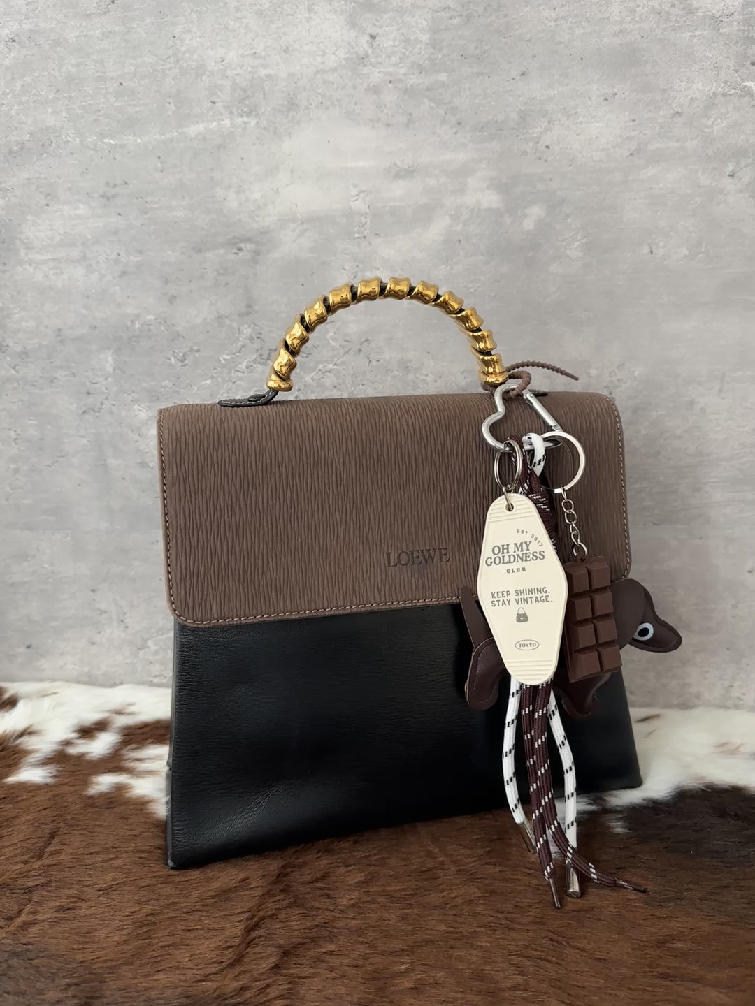 Loewe “Serpentine-Handle Kelly Top Handle” ✨🐍 | Rare, Elegant & Beautifully Structured