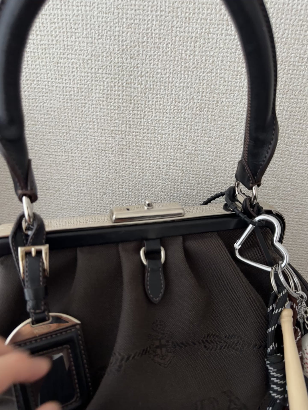 Prada Canvas & Leather Doctor Bag 🖤✨ Rare Vintage with Key