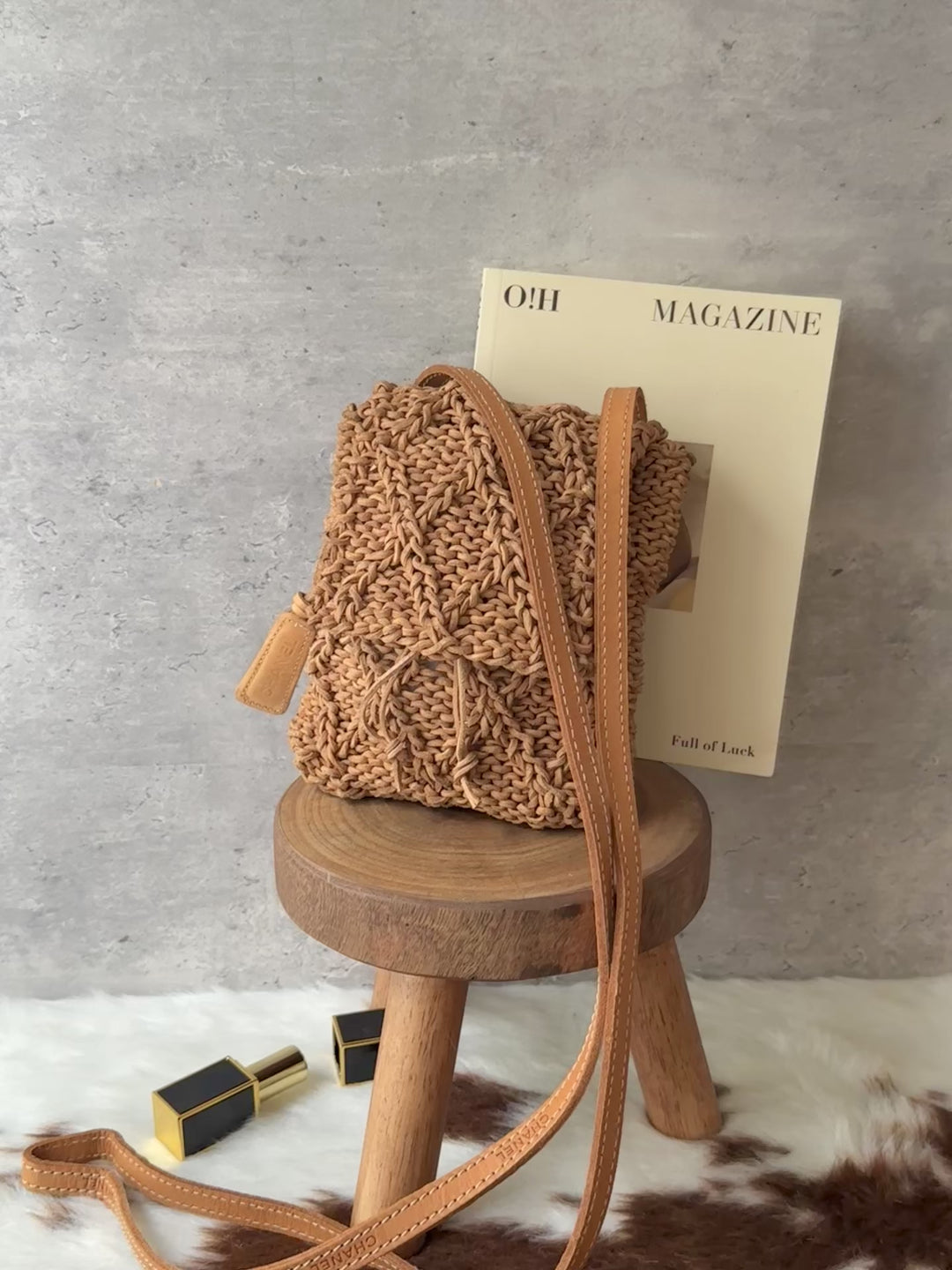 CHANEL Leather Woven Shoulder Bag 🤎🧺｜Intricate Leather Weave × Caramel Brown × Crossbody Carry