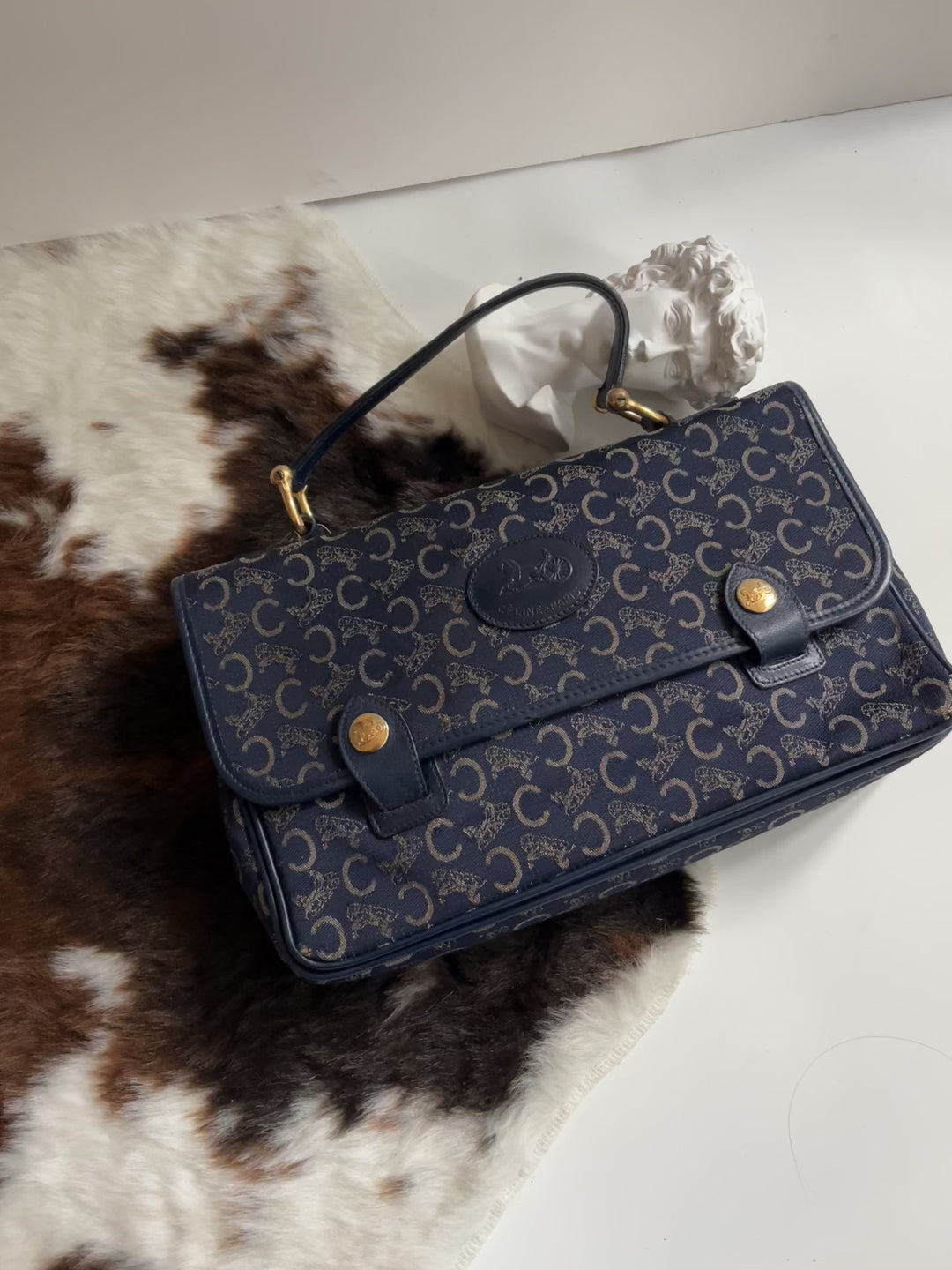 Celine Arc de Triomphe Carriage Messenger 💙 | Parisian Heritage, Everyday Poise