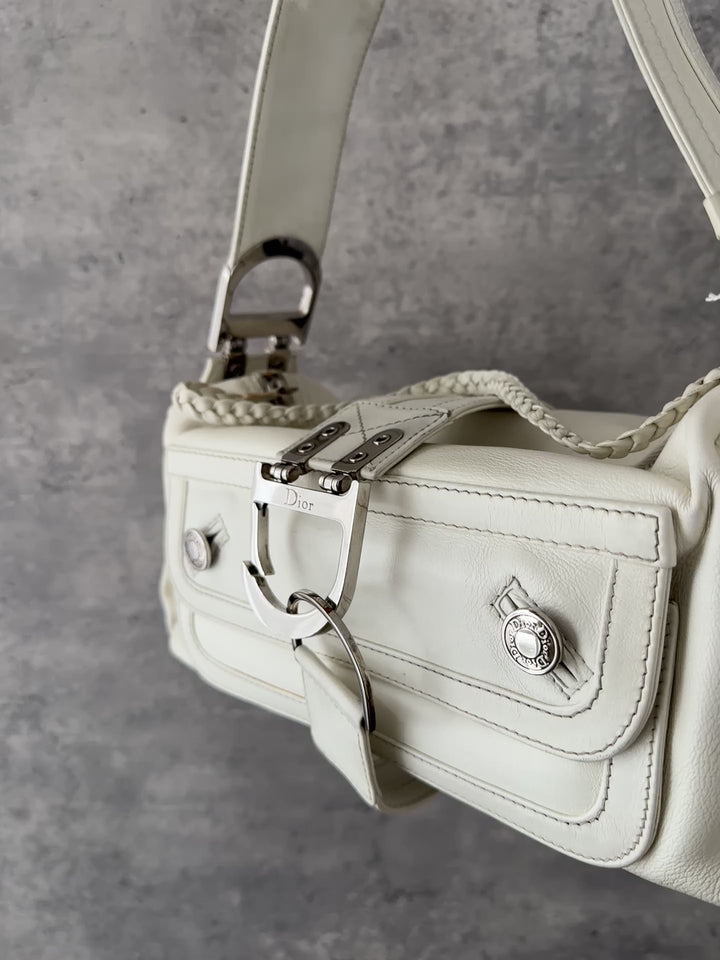 Dior Y2K White Hobo 🤍 | Dreamy Milk-White Retro Charm ✨
