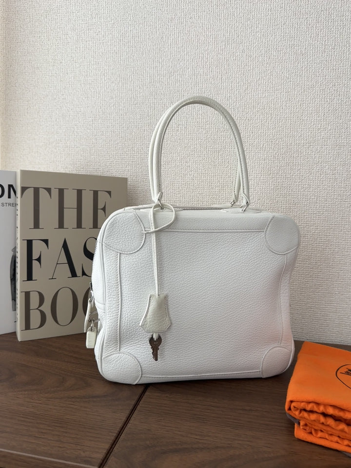 Hermès Omnibus Mini “Snow White” 👸✨ With Key Lock