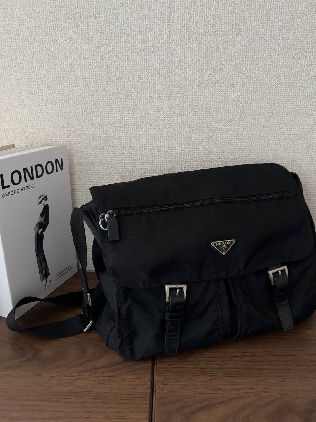 Prada Classic Nylon Crossbody Bag 🖤✨ Timeless Unisex Style