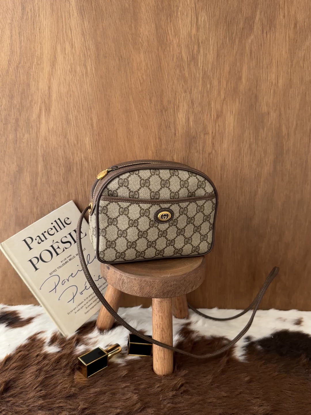 Gucci GG Supreme Camera Bag 🤎✨｜Classic Monogram × Compact Shape × Everyday Versatility