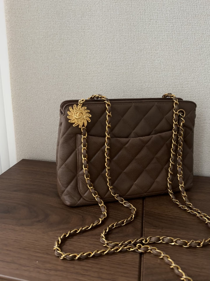 CHANEL “Sun God” Shoulder Bag 🌞🍫🥛 Rare Cocoa Milk Edition