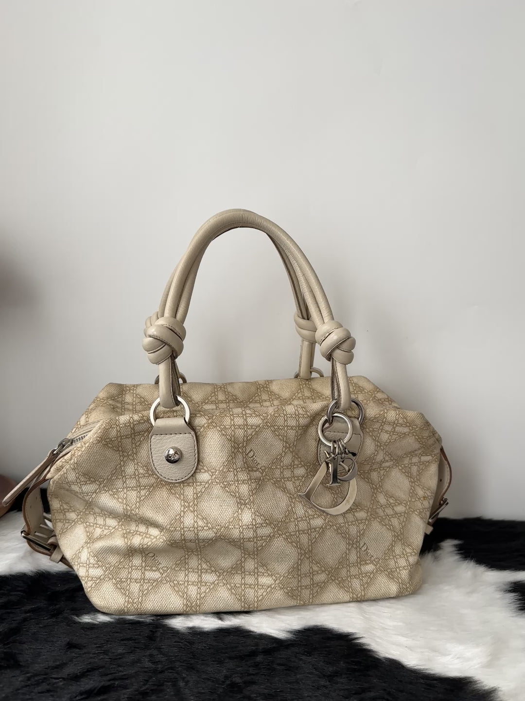 Lady Dior Vintage PVC Tote 🤎✨ | Retro-Chic, Lightweight & Surprisingly Practical