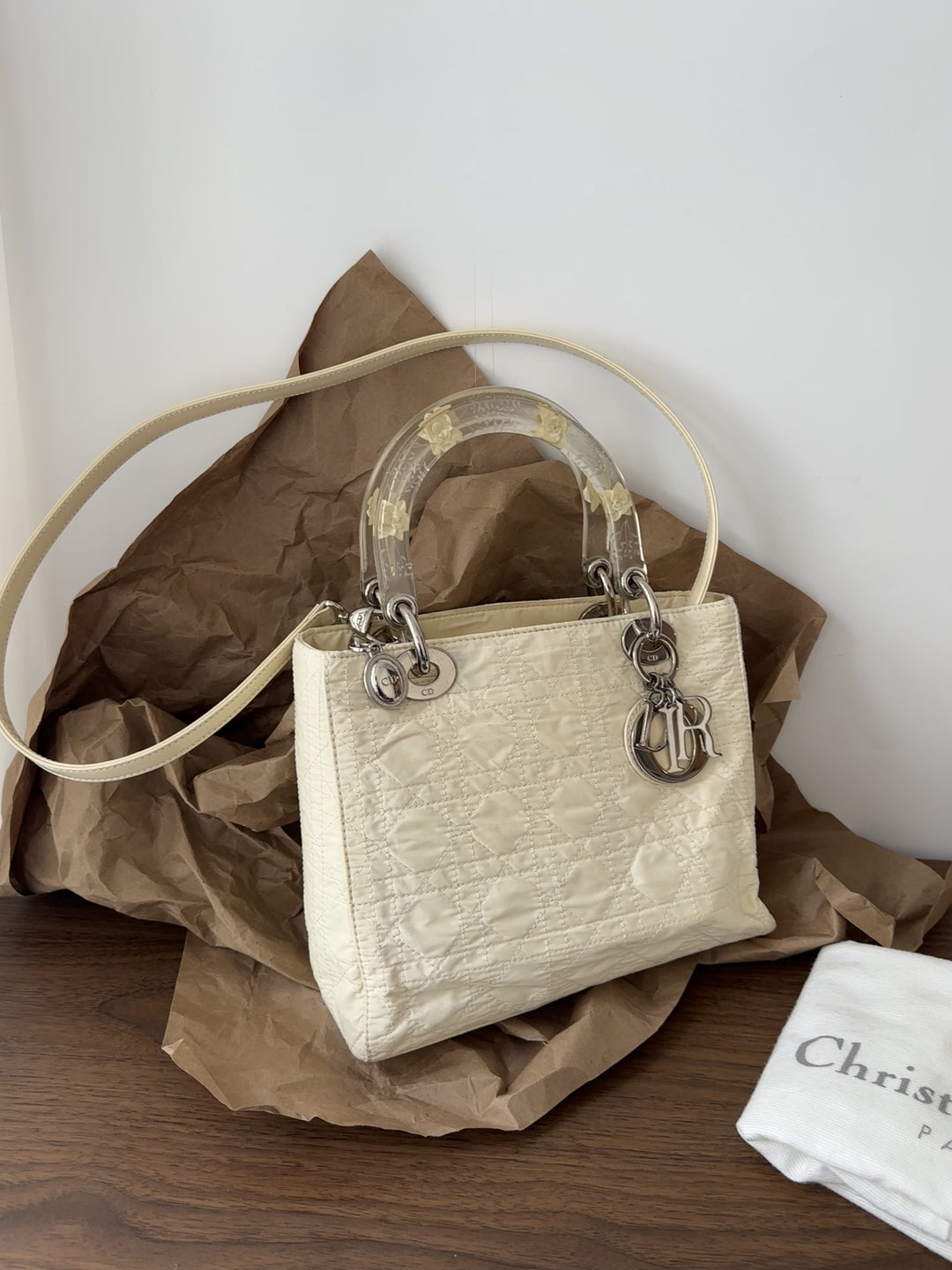 Lady Dior “Crystal Handle” Special Edition 🤍 | Timeless Elegance with a Modern Twist