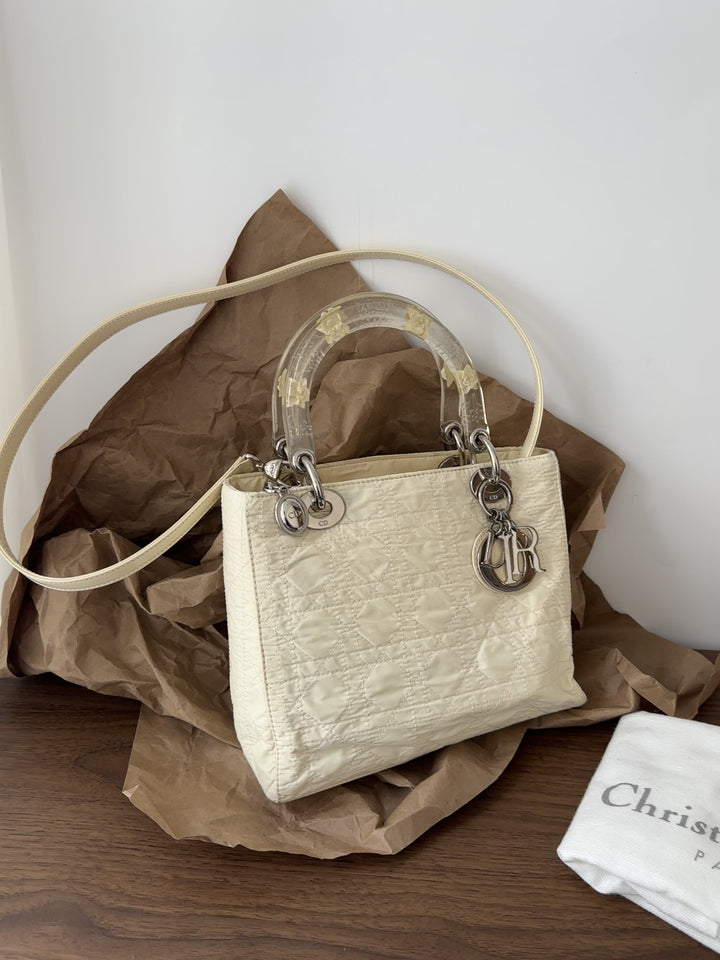 Lady Dior “Crystal Handle” Special Edition 🤍 | Timeless Elegance with a Modern Twist