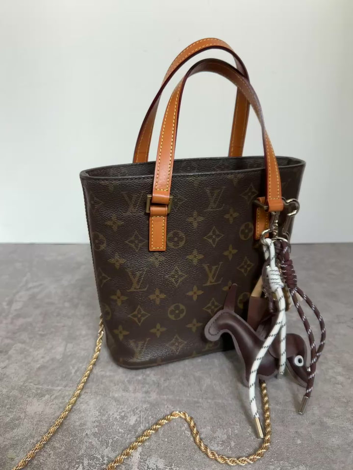 Louis Vuitton Monogram Vavin PM Tote Bag 🤎｜Classic Monogram Canvas × Vachetta Leather Handles × Compact Daily Tote