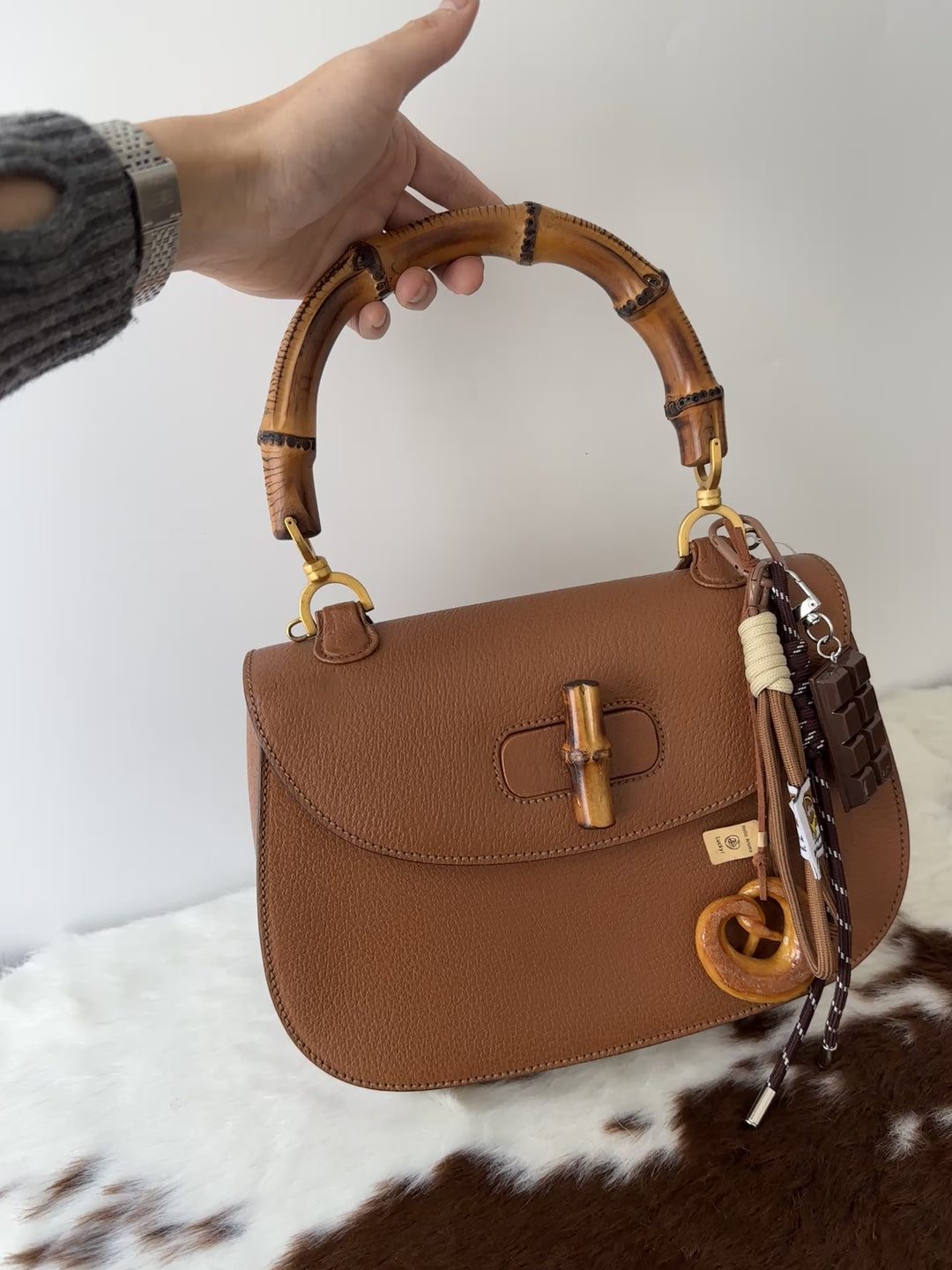 Gucci Caramel Bamboo Kelly Bag 🤎