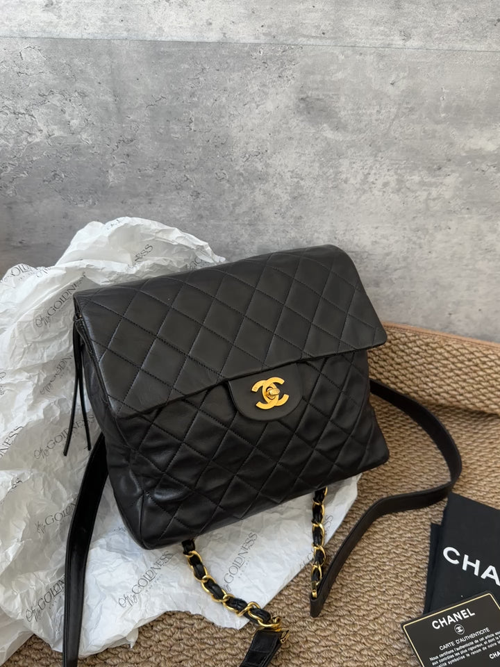 CHANEL Victoria Beckham Style CF Backpack – Small Size 🖤