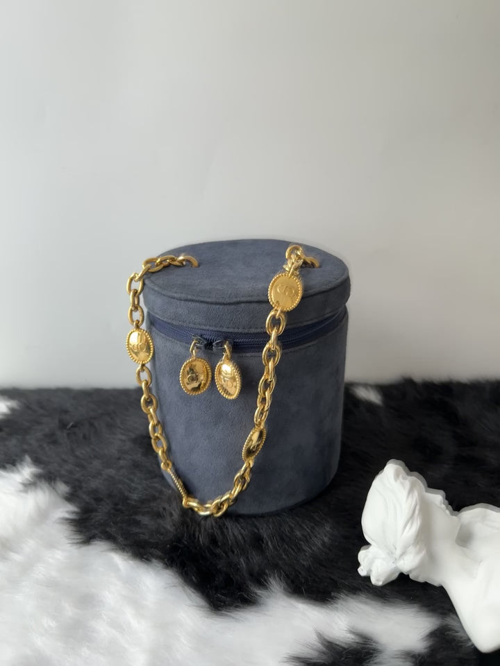 Dior Vintage Chain Box Bag ✨😍｜Gold Medallion Chain・Rare Design・Convertible Carry