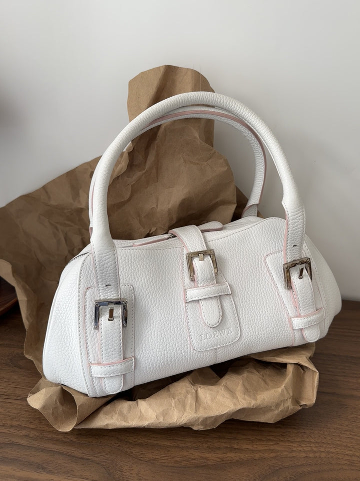 Loewe All-White UFO Bag 🤍 | Clean Lines, Playful Spirit