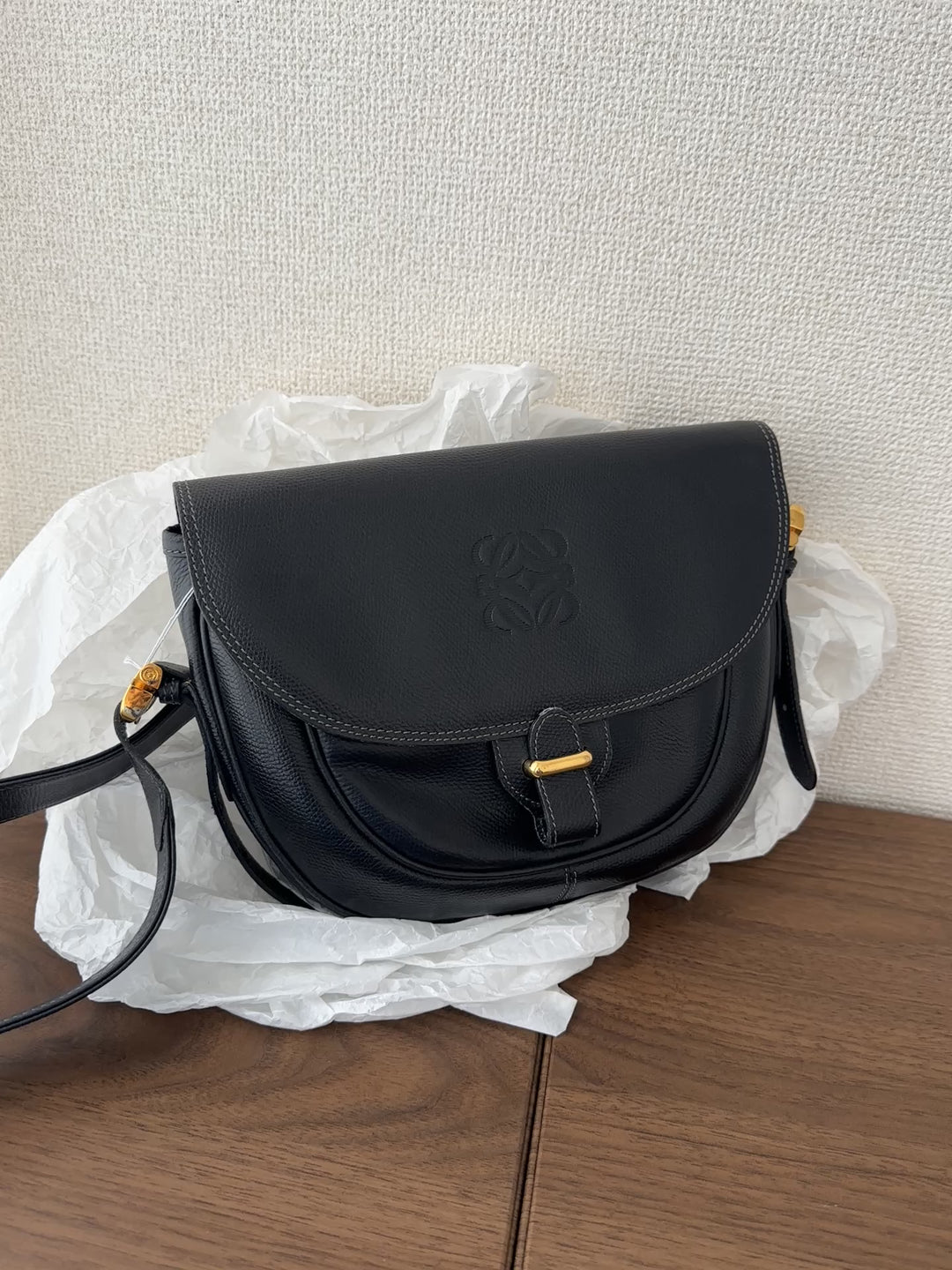 Loewe Half Moon Crossbody 🖤 | Effortless Everyday Elegance✨