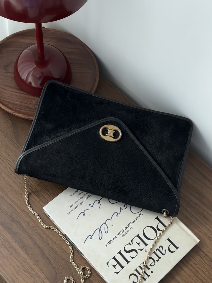 Celine Calf Hair Chain Bag 🖤🐴 | Timeless Parisian Chic