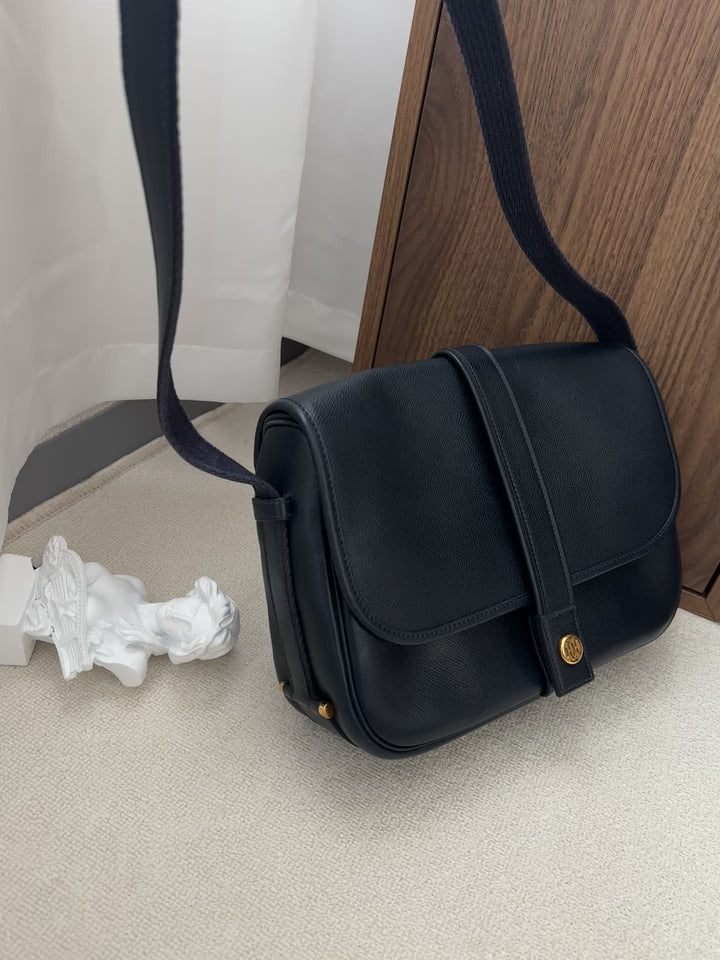 HERMÈS H Clasp Shoulder Bag – Rare 90s Vintage 🖤✨