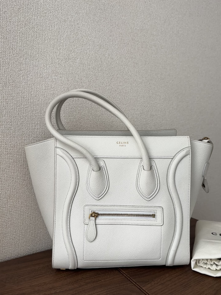 Celine “Snow White” Luggage Bag 🤍 | The Icon Returns!