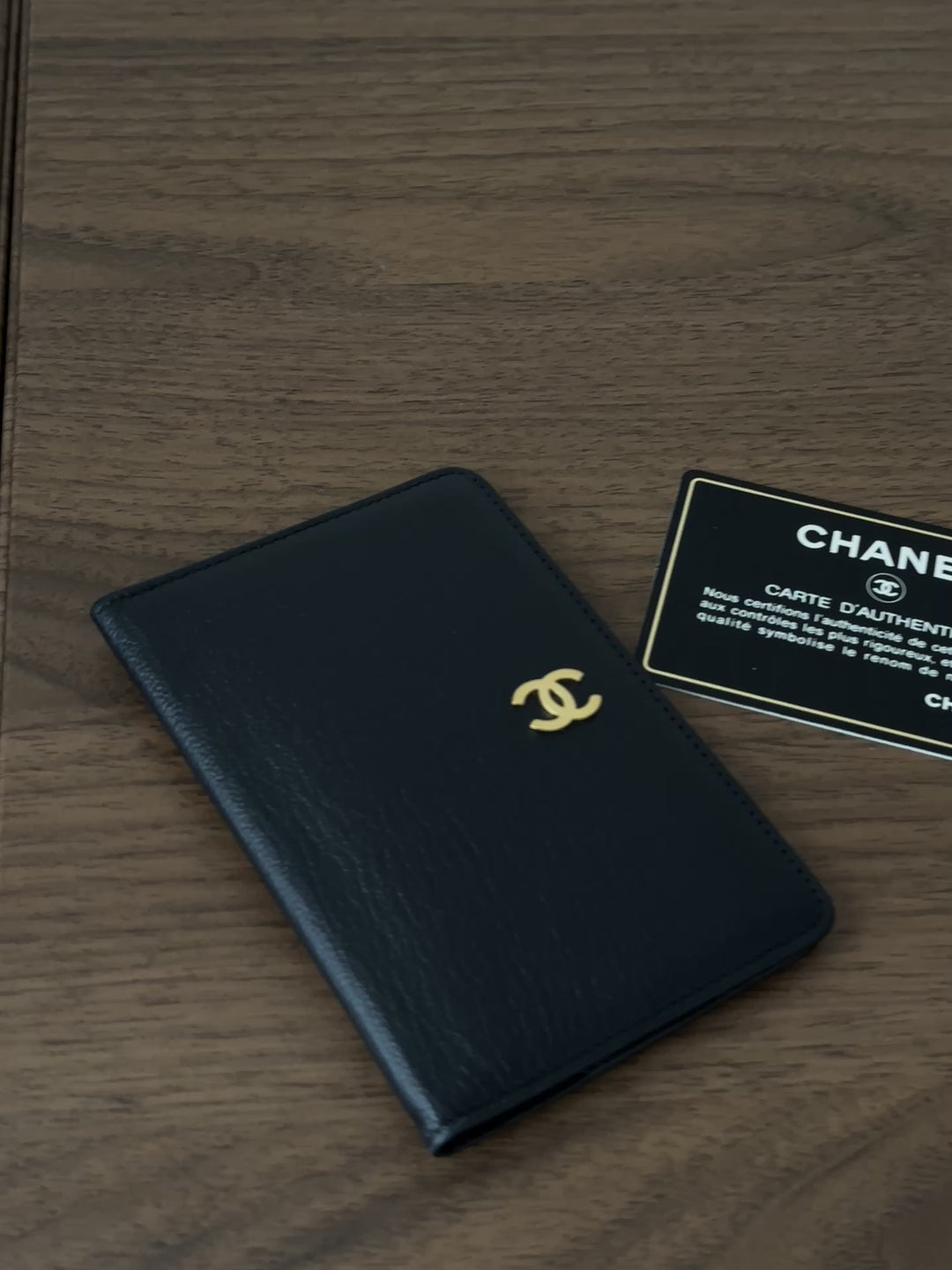 Chanel Caviar Leather Card Case 🖤✨ with Authenticity Card & Sticker
