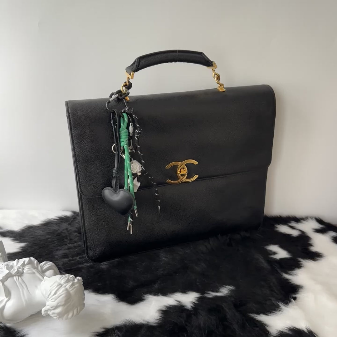 CHANEL Caviar Leather Business Bag 🖤｜Luxurious Caviar Leather × Elegant CC Turn-Lock × Timeless Business Classic