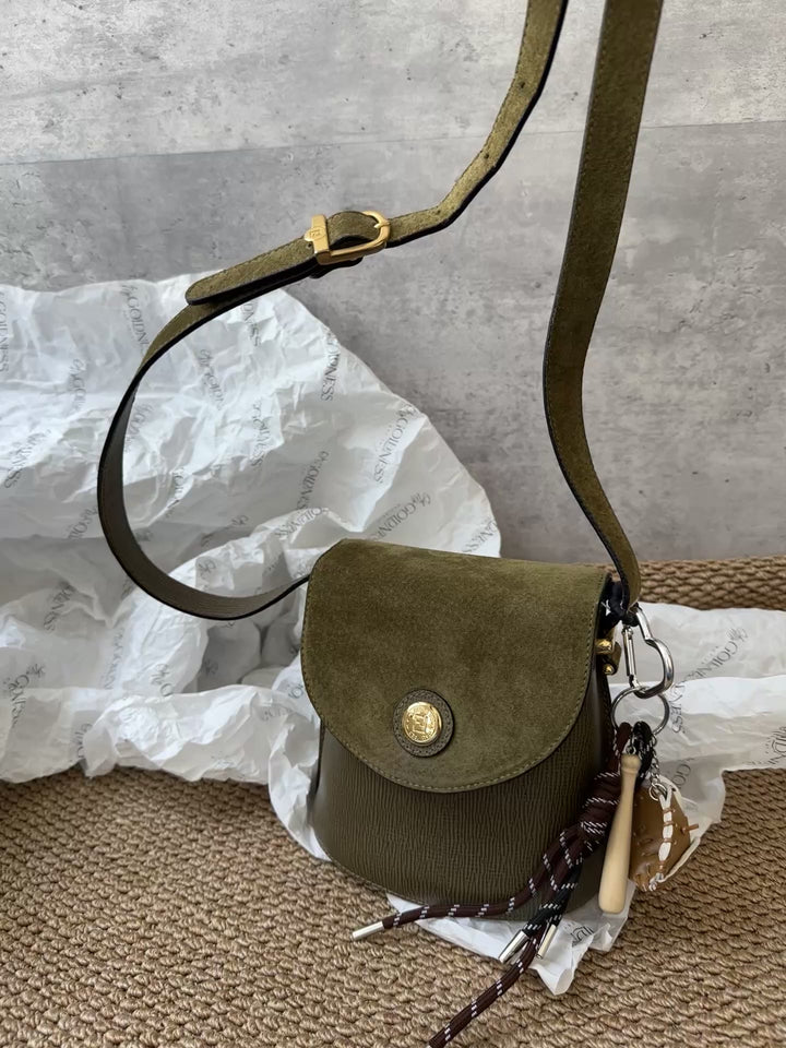 FENDI Olive Green “Fries Box” Crossbody 🫒