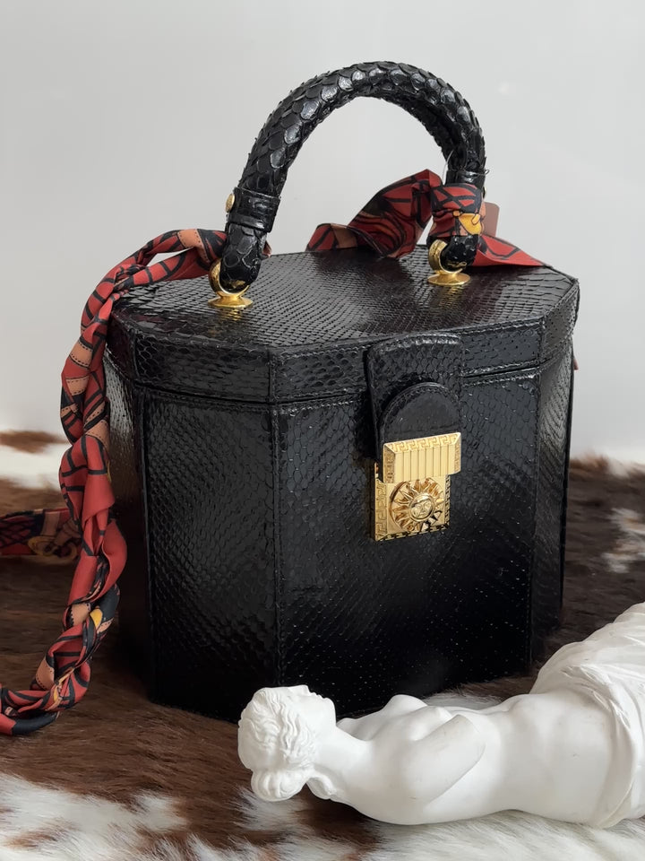 Versace Python Medusa Box Bag 🐍🌞 | Power, Art, and Rare Beauty