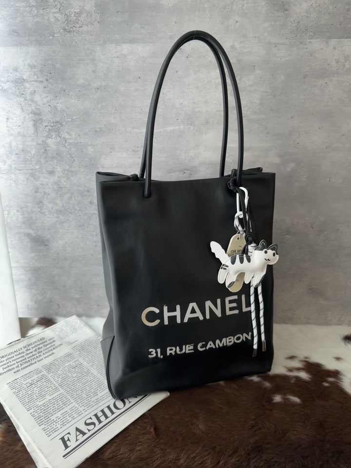 CHANEL Cambon Tote Bag 🖤✨｜Supple Calfskin × Statement Logo × Spacious Interior