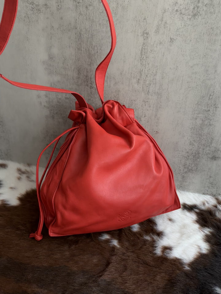 LOEWE Coral “Lucky Pouch” 🪸 | Soft Luxury in a Pop of Color