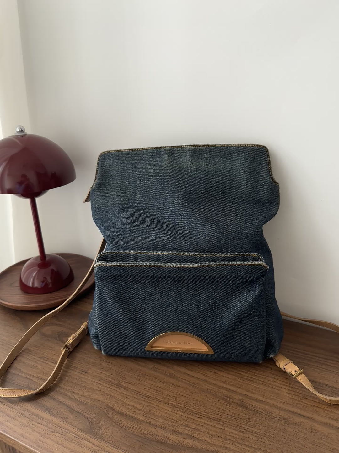 Christian Dior Denim Backpack 💙 | Casual Chic with a Parisian Twist