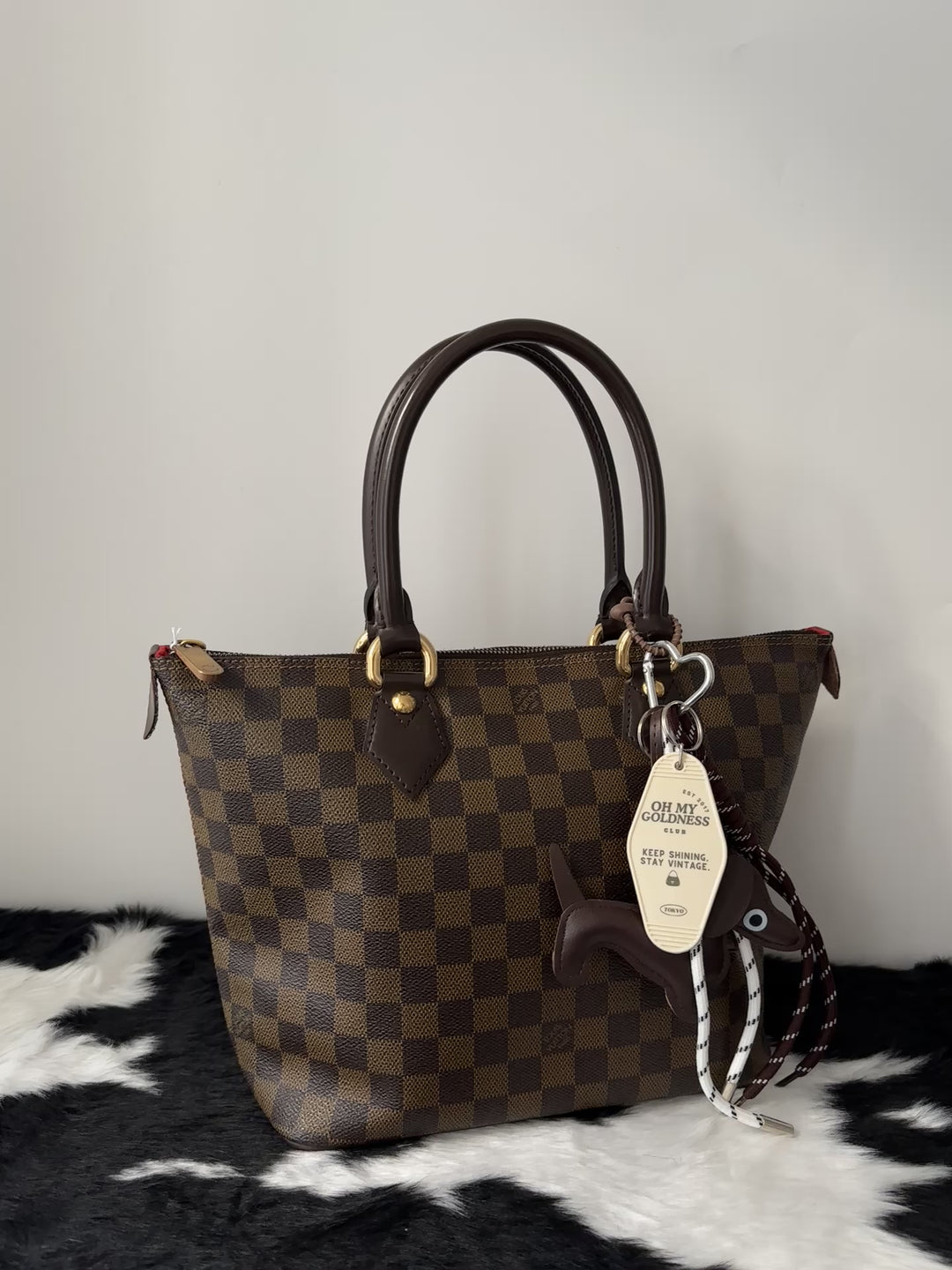 Louis Vuitton Damier Ebene Shoulder Tote🤎✨ | Rare Long-Handle Version