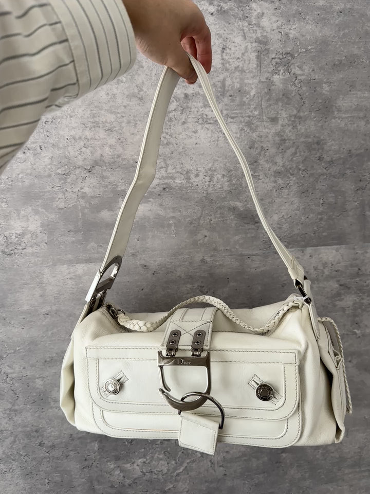 Dior Y2K White Hobo 🤍 | Dreamy Milk-White Retro Charm ✨