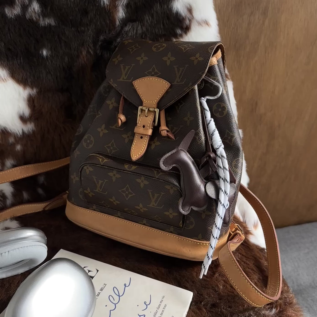 Louis Vuitton Monogram Backpack 🤎｜Iconic Monogram Canvas × Classic Drawstring Flap × Great Value Vintage Find