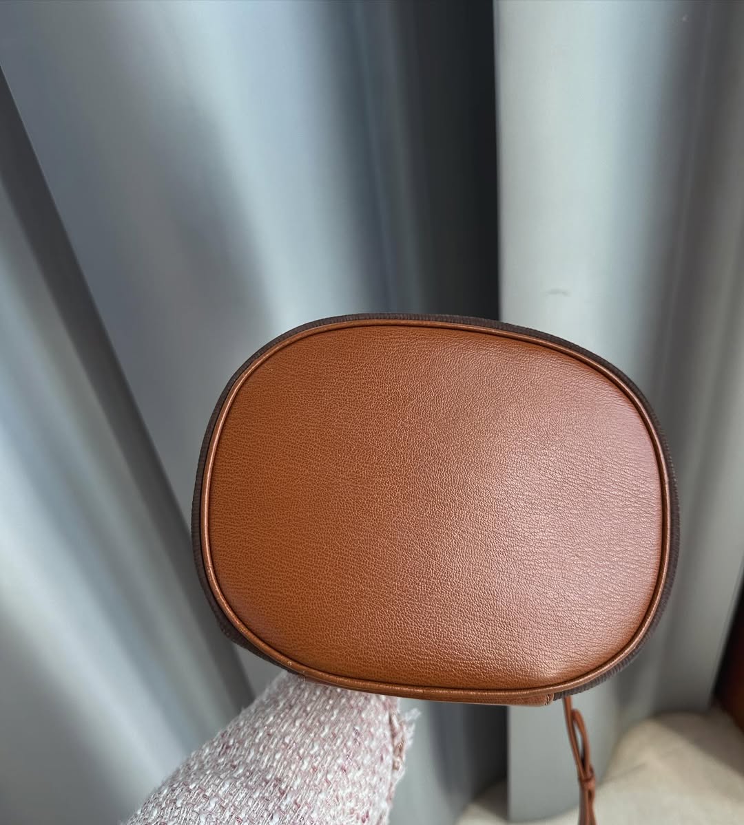 LOEWE Brown Bamboo Vanity Bag｜Rare Bamboo Handle × Unisex Vintage Charm 🧸✨