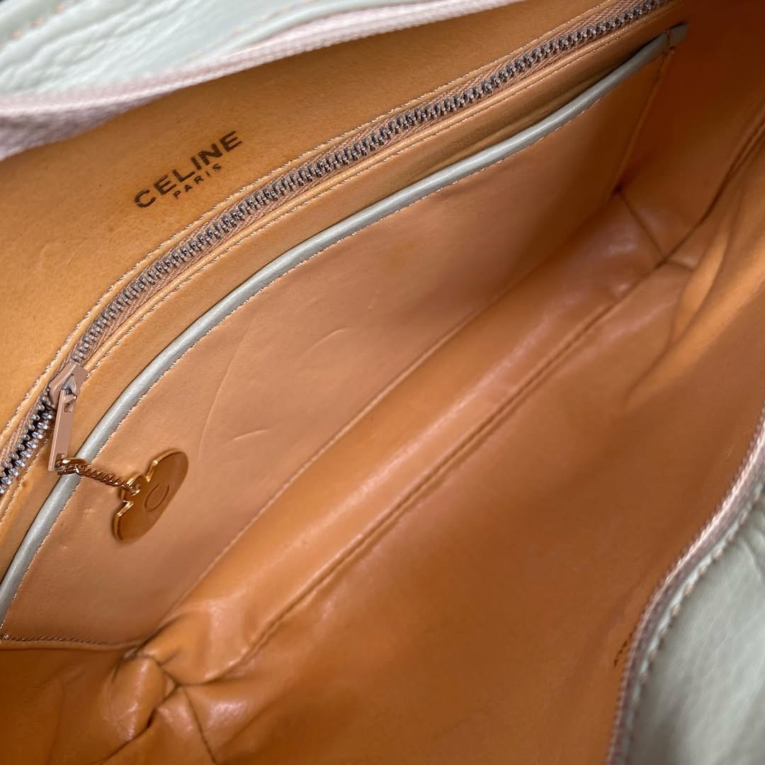 CELINE Matcha Green Bow Triomphe Crossbody｜Sweet Vintage Charm for Summer 🤍🍵